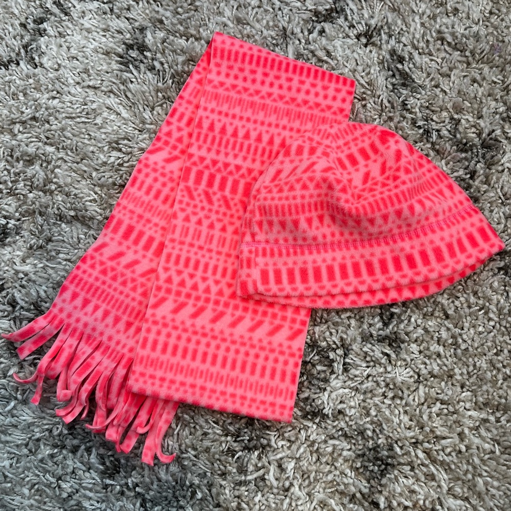 Girls Hat & Scarf Set